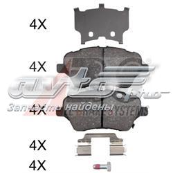 Klocki hamulcowe przednie tarczowe Ford 1860476 cena, od 26,54 USD