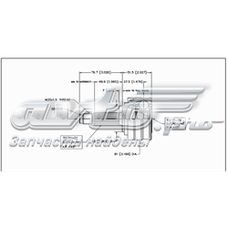 Przegub homokinetyczny przedni zewnętrzny 400484 Trakmotive/Surtrack
