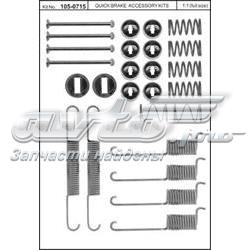 Zestaw naprawczy klocków hamulcowych 1050715 Quick Brake