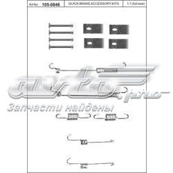 Zestaw naprawczy klocków hamulcowych 1050846 Quick Brake