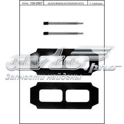 109-0987 Quick Brake klocki hamulcowe przednie tarczowe