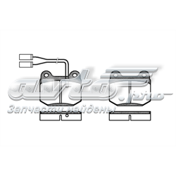 60778269 Fiat/Alfa/Lancia klocki hamulcowe przednie tarczowe