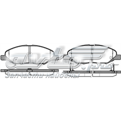 2129302 Road House klocki hamulcowe przednie tarczowe