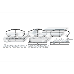 223702 Road House Klocki hamulcowe przednie tarczowe