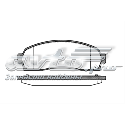 280500 Road House Klocki hamulcowe przednie tarczowe