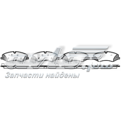 2140910 Road House Klocki hamulcowe przednie tarczowe