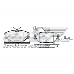 71748391 Fiat/Alfa/Lancia klocki hamulcowe przednie tarczowe