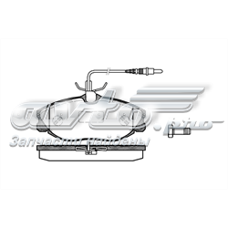 Klocki hamulcowe Peugeot 406