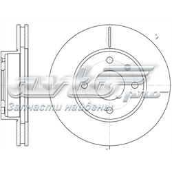 Tarcza hamulcowa przednia Ford 6134505 cena, od 48,53 USD