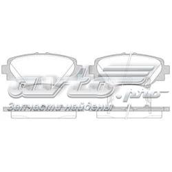 Okładziny (klocki) do hamulców tarczowych tylne Mazda B4Y02648ZA cena, od 24,59 USD