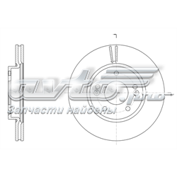 61507.10 Remsa tarcza hamulcowa przednia