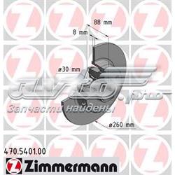 470540100 Zimmermann Tarcza hamulcowa tylna