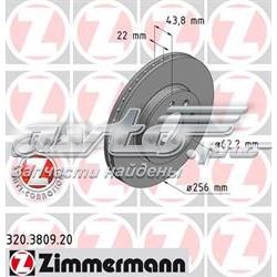 320380920 Zimmermann Tarcza hamulcowa przednia
