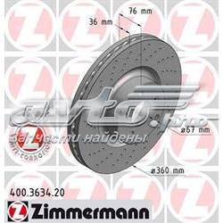 Tarcza hamulcowa przednia A2204211912 Mercedes