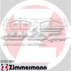 251921901 Zimmermann Klocki hamulcowe przednie tarczowe