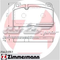 256431701 Zimmermann Klocki hamulcowe przednie tarczowe