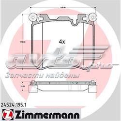 245241951 Zimmermann klocki hamulcowe przednie tarczowe