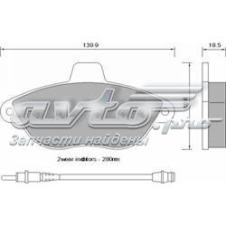 Klocki hamulcowe Peugeot 806