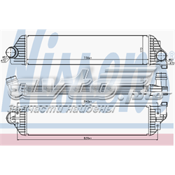 96501 Nissens Chłodnica intercoolera