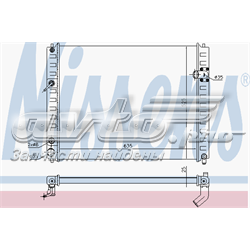 Chłodnica silnika Nissens 68091 cena, od 222,12 USD