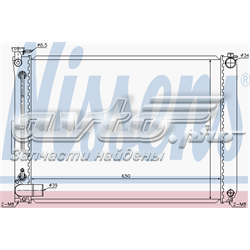 Chłodnica silnika Toyota 1604120302 cena, od 194,50 USD