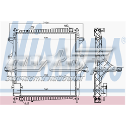 Chłodnica silnika Renault (RVI) 7482164946 cena, od 223,05 USD