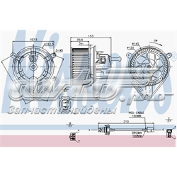 87039 Nissens silniczek wentylatora nagrzewnicy (ogrzewacza wnętrza)