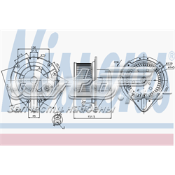 87066 Nissens Silniczek wentylatora nagrzewnicy (ogrzewacza wnętrza)