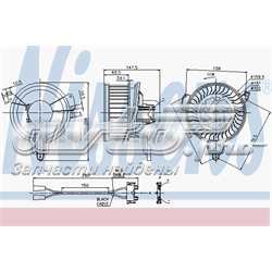 Do koszyka 2324NU1 Polcar Silniczek wentylatora nagrzewnicy (ogrzewacza wnętrza)