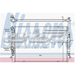 65304 Nissens chłodnica silnika