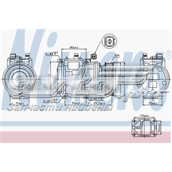 JPB101330 Land Rover Sprężarka klimatyzacji