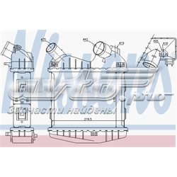 Chłodnica intercoolera Mercedes Q0002490V007000000