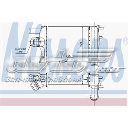 96529 Nissens Chłodnica intercoolera