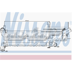 96563 Nissens chłodnica intercoolera