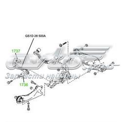 Silentblock drążka poprzecznego (zawieszenia tylnego) Mazda GS1D28500AA cena, od 8,22 USD