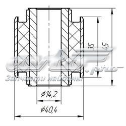 Do koszyka GS1D28500AA Mazda Silentblock drążka poprzecznego (zawieszenia tylnego)