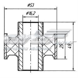 Silentblock przedniego wahacza dolnego Metgum 1902A cena, od 4,97 USD