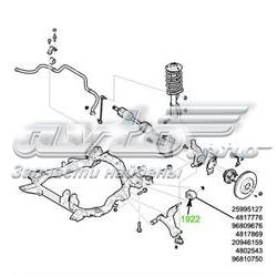 Silentblock przedniego wahacza dolnego Chevrolet Captiva II SUV (C140) (2011 - 2026) cena, od 16,36 USD