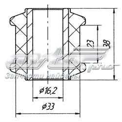 Silentblock amortyzatora tylnego do Iveco Daily I-II 