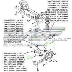 FDBS028 Kautek Silentblock wahacza tylnego dolnego