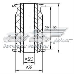 0855 Metgum silentblock mocowania maglownicy