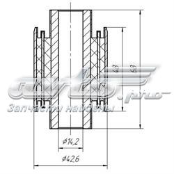 Silentblock przedniego wahacza dolnego Polycraft NS0639 cena, od 15,28 USD