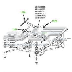 Silentblock wahacza tylnego dolnego CTR GV0669 cena, od 11,70 USD