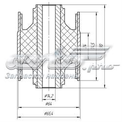 Silentblock przedniego wahacza dolnego STC T458144 cena, od 14,21 USD