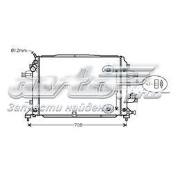 Chłodnica silnika 5561082 Polcar