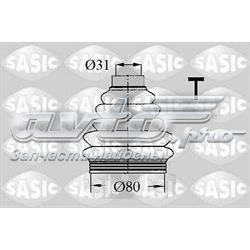 1906058 Sasic osłona przegubu homokinetycznego półosi przedniej zewnętrzna