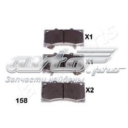 PA158AF Japan Parts Klocki hamulcowe przednie tarczowe