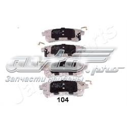 PP104AF Japan Parts Okładziny (klocki) do hamulców tarczowych tylne