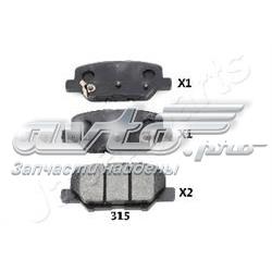 PP315AF Japan Parts Okładziny (klocki) do hamulców tarczowych tylne