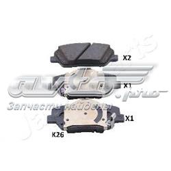 Klocki hamulcowe przednie tarczowe Japan Parts PAK26AF cena, od 27,46 USD